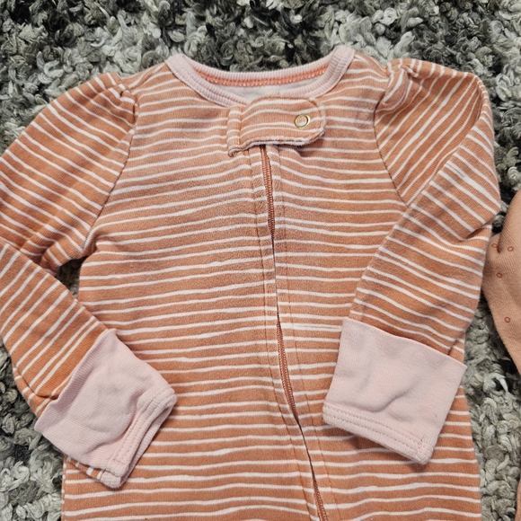 NEWBORN baby Footie Pj Outfit Bundle - Picture 2 of 4